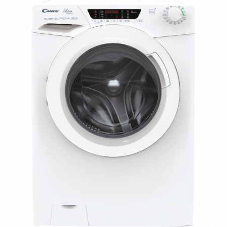 Casa si Gospodarie - Masina de spalat rufe Candy, 10 kg, clasa A, motor Inverter, 1400 rpm, Steam, conectivitate WiFi/ hOn app, Quick & Clean tehnology, Alb,  HES14104TWM6/1-S
