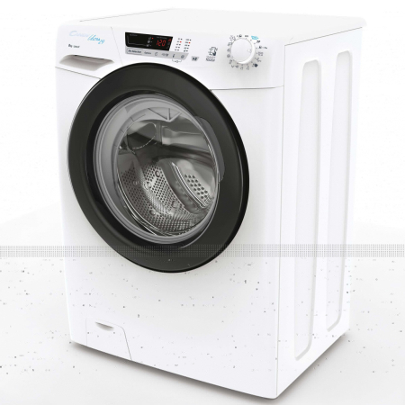 Masina de spalat rufe Candy HCU1282DB/1-S, 8 kg, 1200 RPM, 16 programe, Clasa D, Kilo Detector, Functie Calcare usoara, Alb [1]