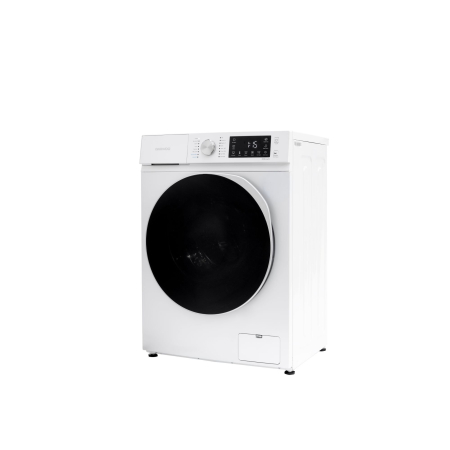 Masina de spalat rufe Daewoo, 6 kg, motor inverter, 1000 rpm, clasa A-10%, slim, 16 programe, butoane touch, usa dubla neagra, Alb [3]