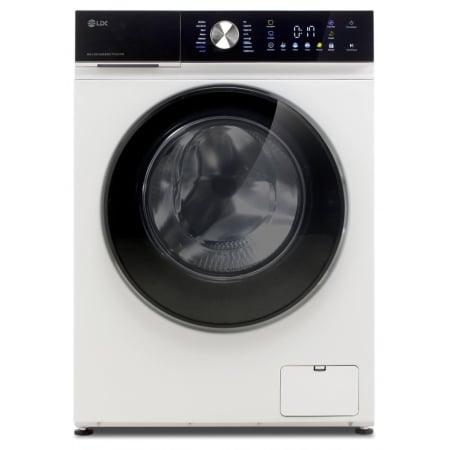 Electrocasnice Mari - Masina de spalat rufe LDK Queen2 714DITW, Clasa A, Capacitate 7 Kg, 1400 rpm, 16 programe, Control Touch, Steam, Super Spa, Storm Wash, Night wash, My Cycle, Amanare pornire, Motor Inverter, Alb