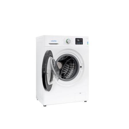 Masina de spalat rufe Nobeltek, 6 kg, 1200 rpm, clasa energetica E, 16 programe, functie curatare tambur, Alb [2]