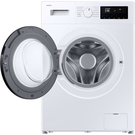 Masina de spalat rufe Samsung WW80FG3M05AWLF, 8 kg, Slim, 1400 RPM, Clasa A, Hygiene Steam, Drum Clean, Afisaj LED, Siguranta copii, Alb [1]