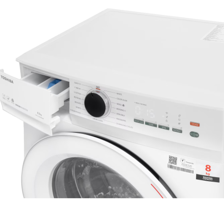Masina de spalat T21 Toshiba, 8kg, 1400RPM, clasa A, Slim, Functie AROMA+, Functie Abur, Tehnologie UFB, Wi-Fi, motor inverter, Alb TW-T21BU90UWBK (WW) [4]