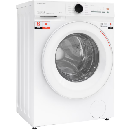 Masina de spalat T21 Toshiba, 8kg, 1400RPM, clasa A, Slim, Functie AROMA+, Functie Abur, Tehnologie UFB, Wi-Fi, motor inverter, Alb TW-T21BU90UWBK (WW) [1]