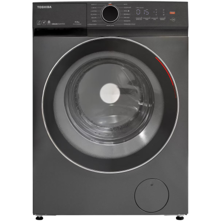 Electrocasnice Mari - Masina de spalat T21 Toshiba, 8kg, 1400RPM, clasa A, Slim, Functie AROMA+, Functie Abur, Tehnologie UFB, Wi-Fi, motor inverter, Morandi Gray