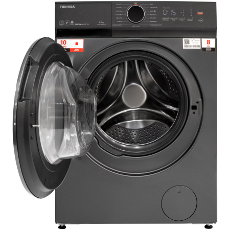 Masina de spalat T21 Toshiba, 8kg, 1400RPM, clasa A, Slim, Functie AROMA+, Functie Abur, Tehnologie UFB, Wi-Fi, motor inverter, Morandi Gray [1]