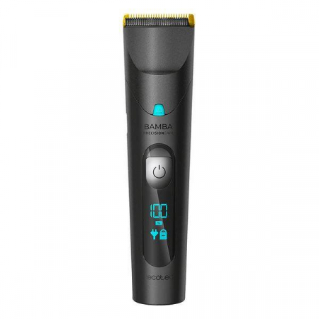 Casa si Gospodarie - Masina de tuns Cecotec Bamba PrecisionCare , Fara fir, Cap titan, LCD, 8 capete