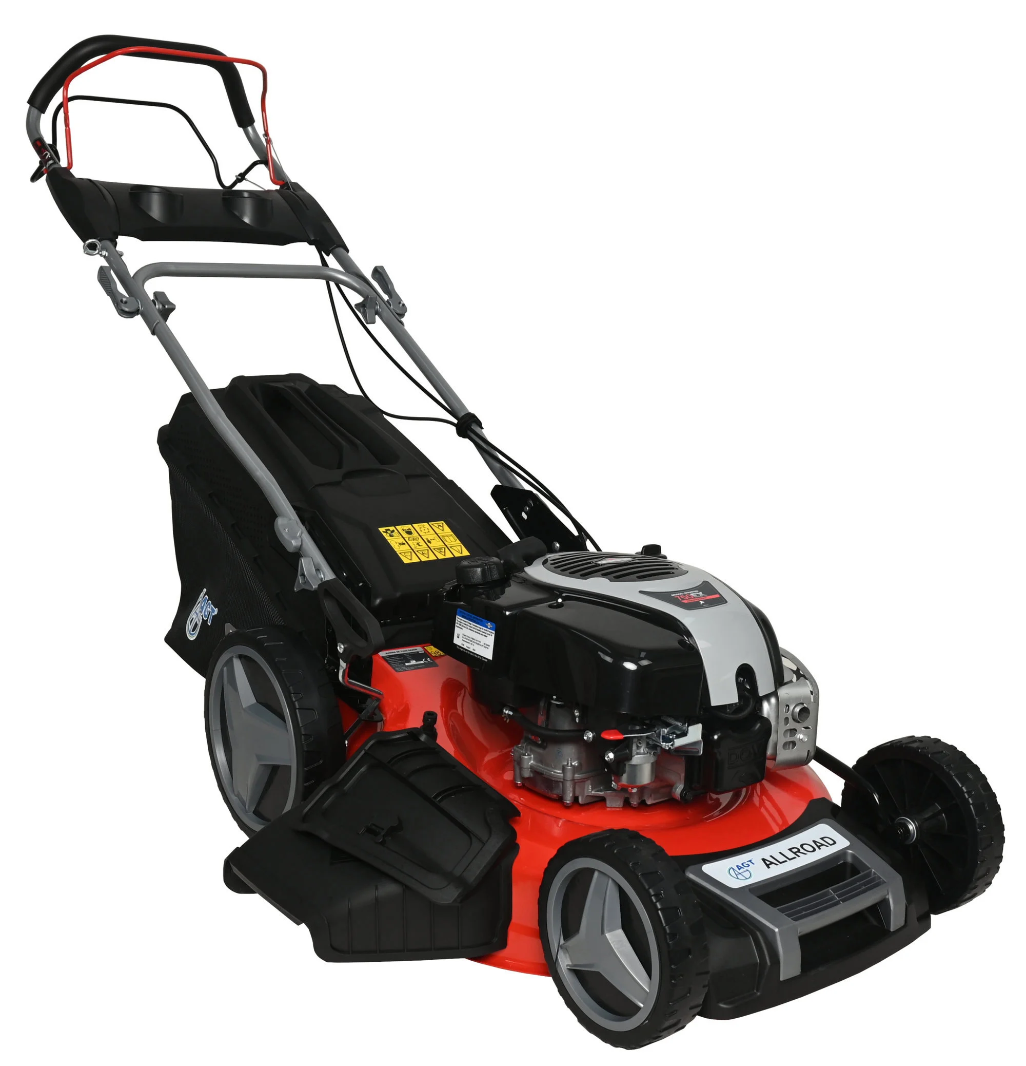 Masina de tuns gazon pe benzina, motor Briggs & Stratton, 4 CP, latime de lucru 53 cm, carcasa metal cos 65 l AGT 53 ALLROAD [1]