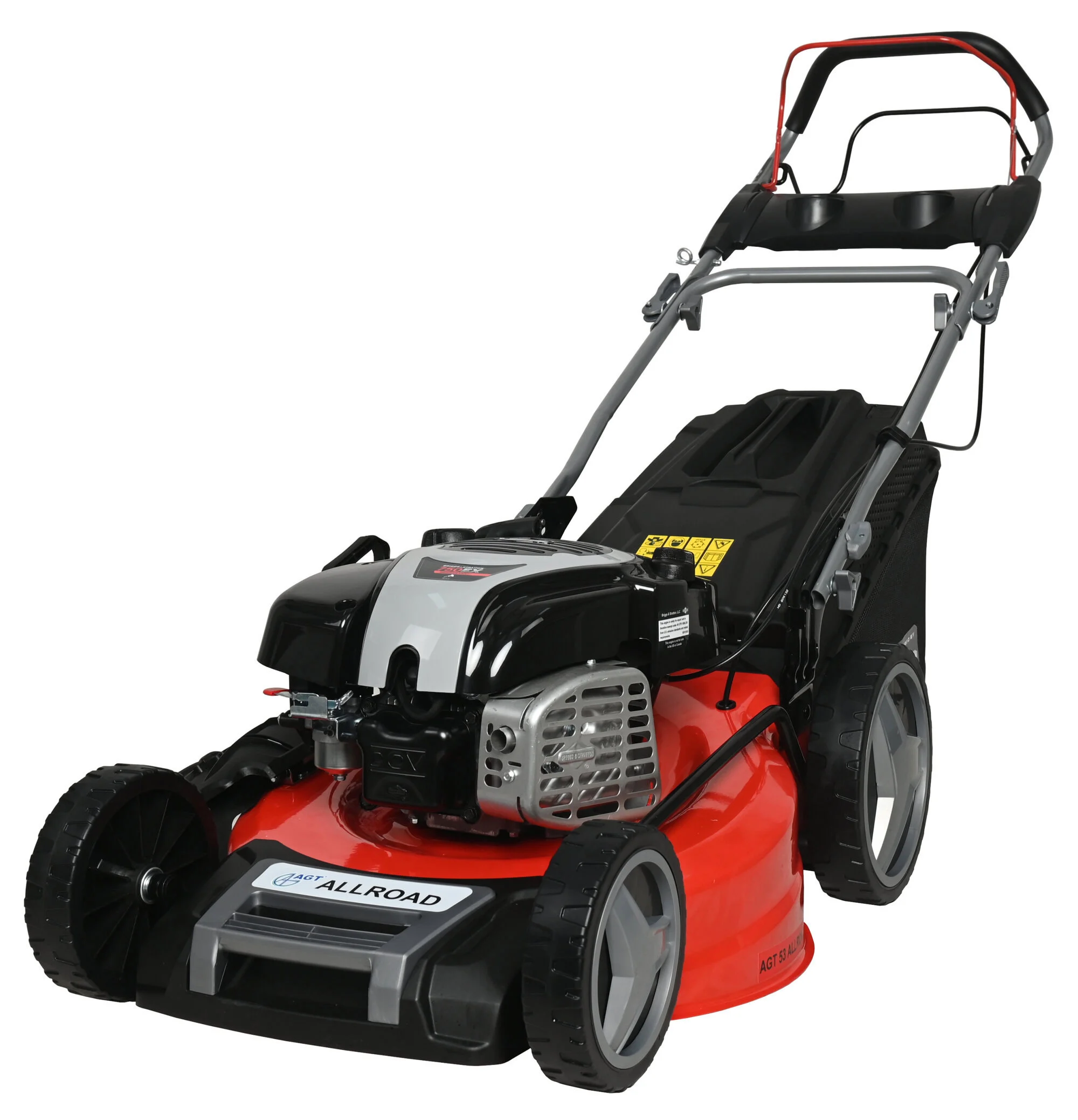 Masini de tuns gazonul pe benzina - Masina de tuns gazon pe benzina, motor Briggs & Stratton, 4 CP, latime de lucru 53 cm, carcasa metal cos 65 l AGT 53 ALLROAD