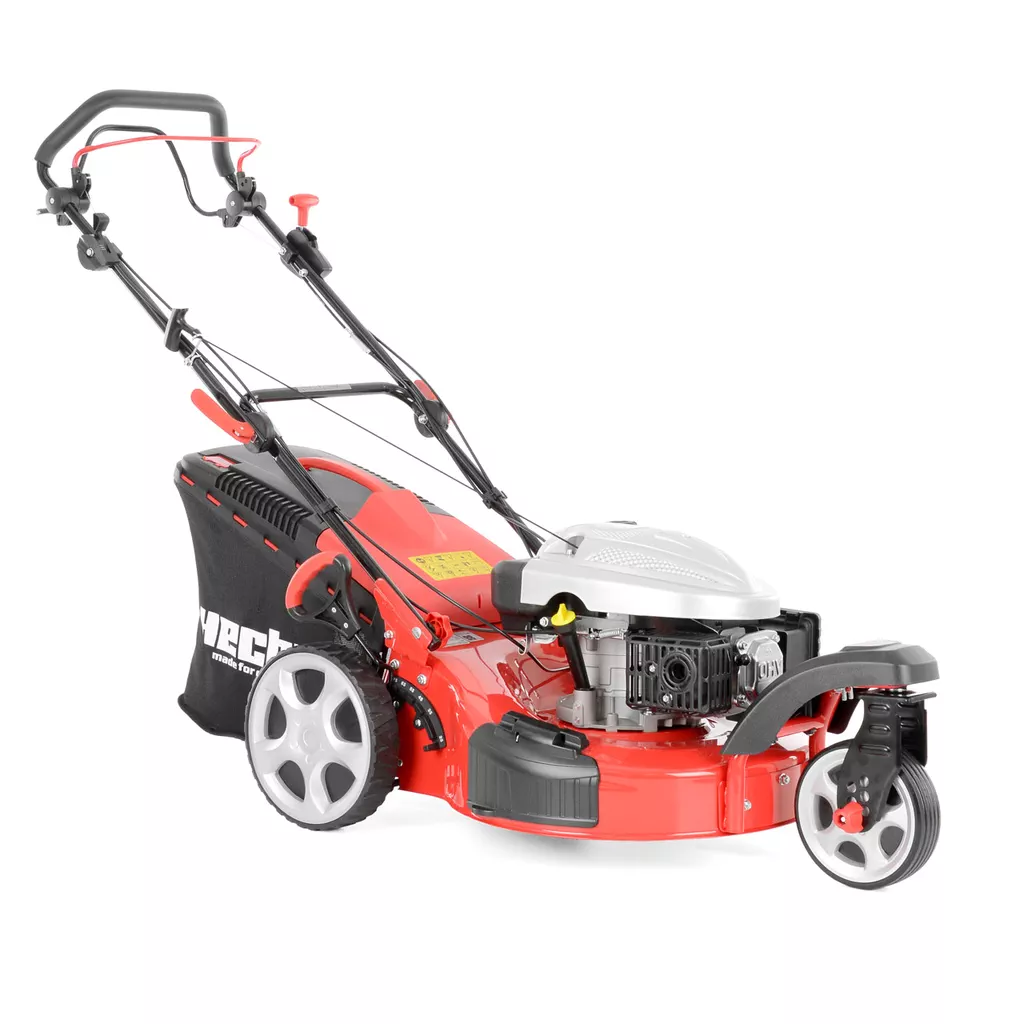Masini de tuns gazonul pe benzina - Mașină de tuns iarba, pe benzină, autopropulsie, 173 cmc, lățimea de lucru 51 cm, HECHT 5533 SW 5 IN 1