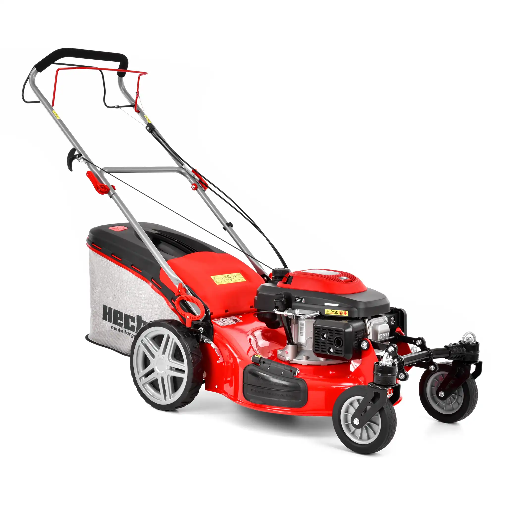 Masini de tuns gazonul pe benzina - Mașină de tuns iarba, pe benzină, autopropulsie, 209 cmc, lățimea de lucru 51 cm, HECHT 551 XR 5 IN1