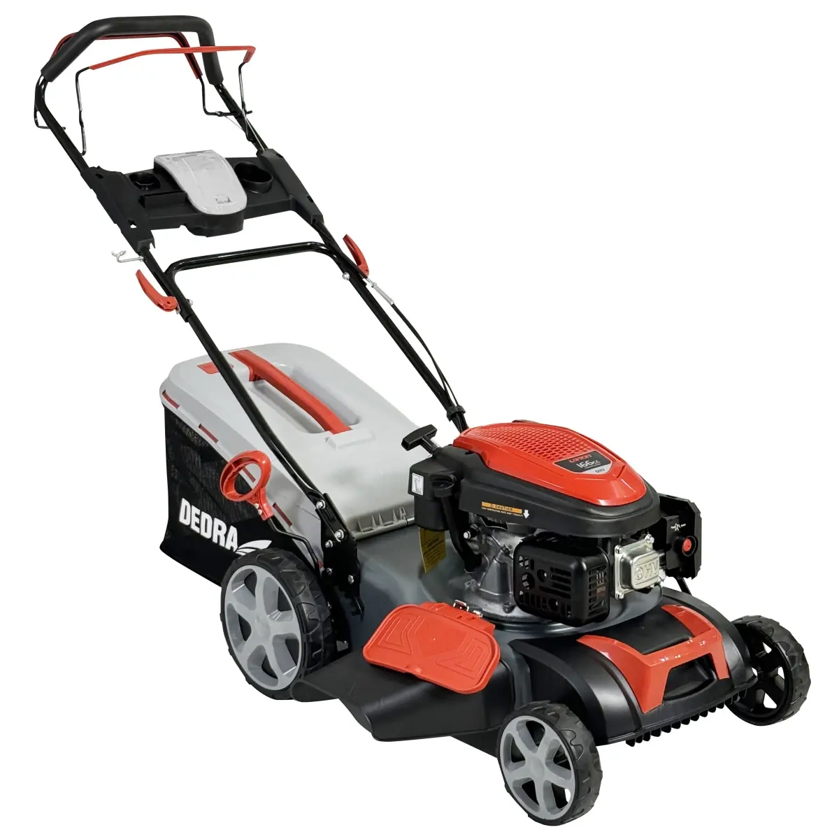 Grădină - Mașină de tuns gazon pe benzină cu autopropulsie Garden DEDRA DED8724Q-46L, 2,9 kW, 166cc Loncin, lățime de tăiere 46 cm, 2 lame
