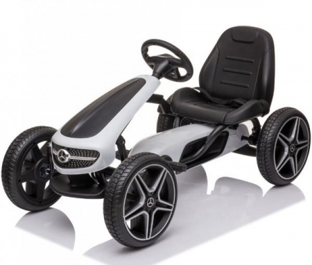 Timp liber - Mercedes Benz Pedal GO Kart White