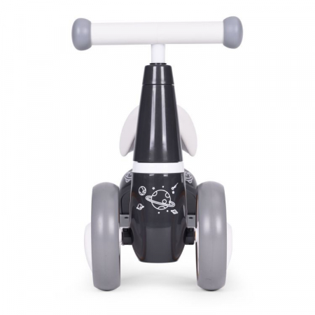 Mini bicicleta fara pedale, triciclu copii cu roti EVA, 50x22x39 cm, negru [4]