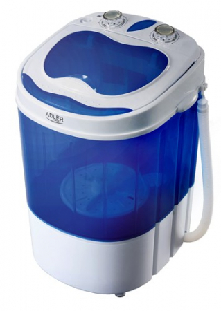 Electrocasnice - Mini Masina de Spalat Rufe Haine Adler AD 8051, Capacitate 3kg, Ideala pentru Calatorii, Camping sau Vacanta