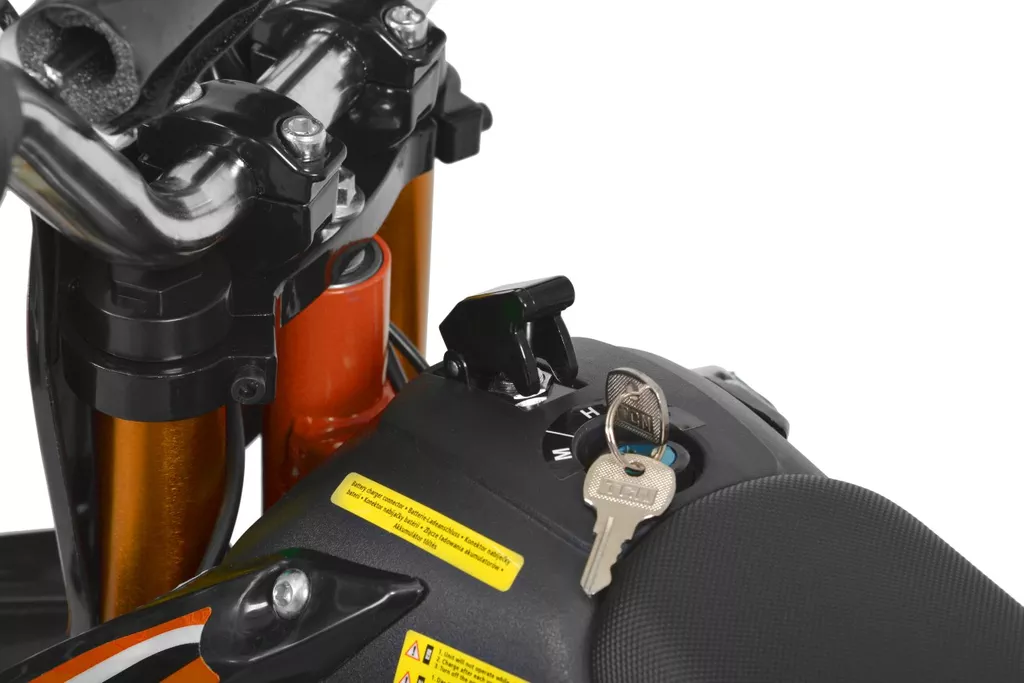 Minicross cu acumulator  36 V, 8 Ah, capacitate maxima 75 kg, autonomie 20 km, portocaliu, Hecht 54500 [3]