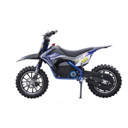 Jucarii - Minicross cu acumulator  36 V, 8 Ah, sarcina maxima 75 kg. autonomie 20 km, albastru, HECHT 54502