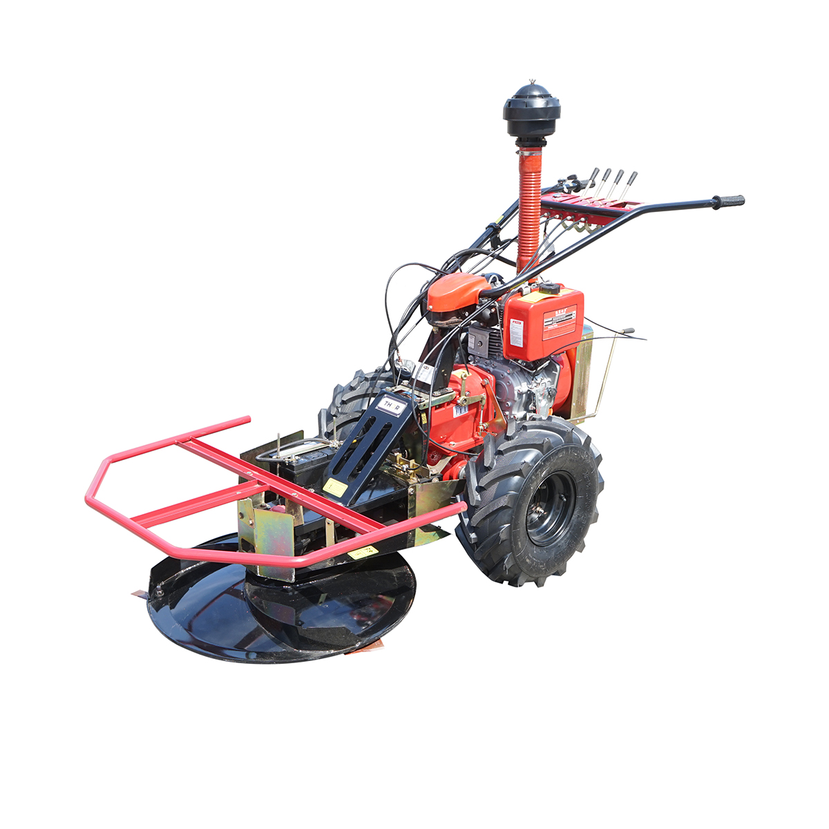 Masini de tuns gazonul pe benzina - Motocositoare rotativa 950mm, motor diesel, pornire electrica,  putere 8.6 kw / 11,6 CP, THOR 40TH170