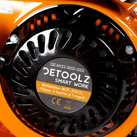 Motocultor 8CP, 212CC, 4T, viteze: 2 inainte+1 inapoi, Detoolz DZ-M122-S001-G02 [19]