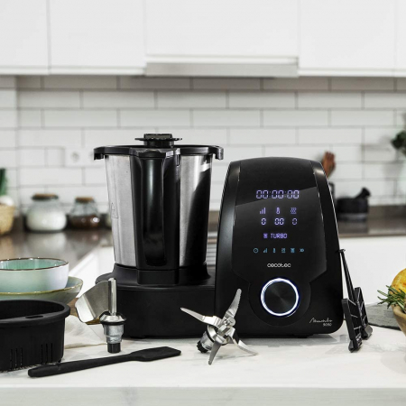 Multicooker multifunctional Cecotec Mambo 9090, 1700W, Capacitate 3.3 Litri, 30 functii pentru gatit, pana la 4 preparate in acelasi timp, accesorii incluse [3]