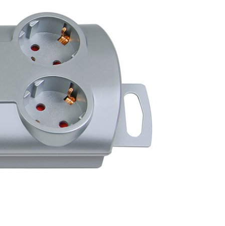 Multipriza Brennenstuhl Primera-Line Technics 10 prize, Intrerupator, 2m, Argintiu [4]
