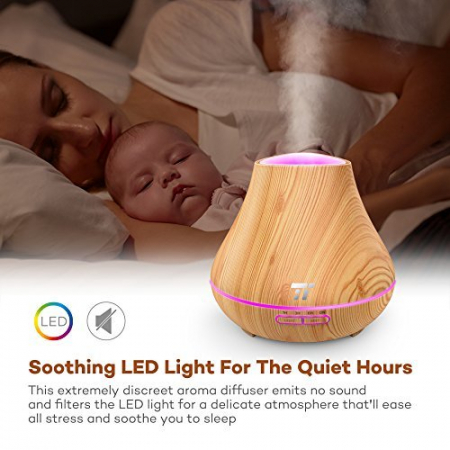 Pachet Difuzor Aromaterapie cu Ultrasunete TaoTronics TT-AD004 cu Set 6 uleiuri esentiale [2]