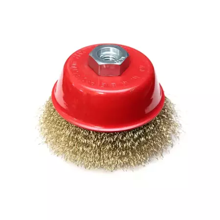 Accesorii scule electrice - Peria oala din sarma alamă 100mm, filet M14