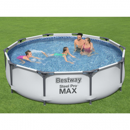 Piscina cadru metalic Bestway, 305×76 cm, 4.700 litri, cu pompa de filtrare [1]