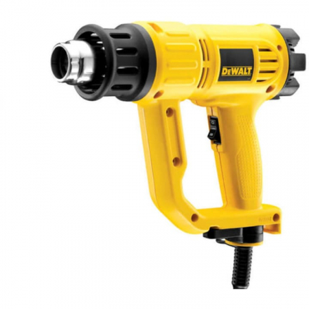 Pistoale termice - Pistol cu aer cald 1800 W DeWalt, debit aer 450 l/min,  temperatura maxima 600°C, include doua duze,  D26411