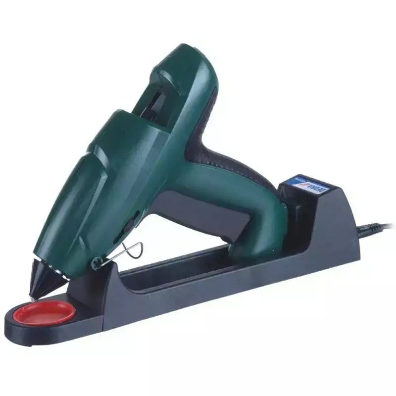Pistoale de lipit - Pistol de lipit cu baton silicon, la cald, fara fir, temperatura reglabila, 400 W, DEDRA DED7553