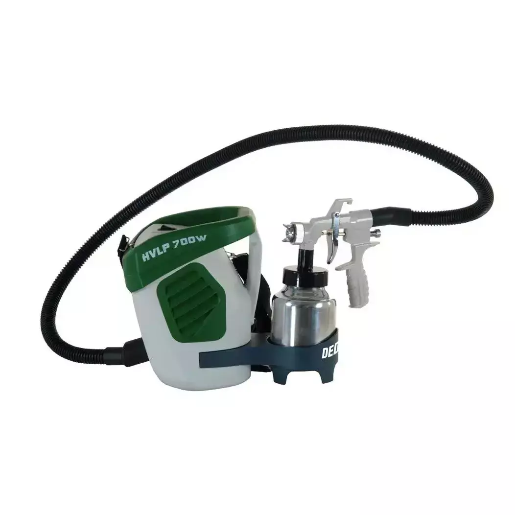 Pistoale pentru vopsit - Pistol de vopsit electric HVLP 700W, 1 L, duze 1,8 mm si 2,5 mm DEDRA DED7413