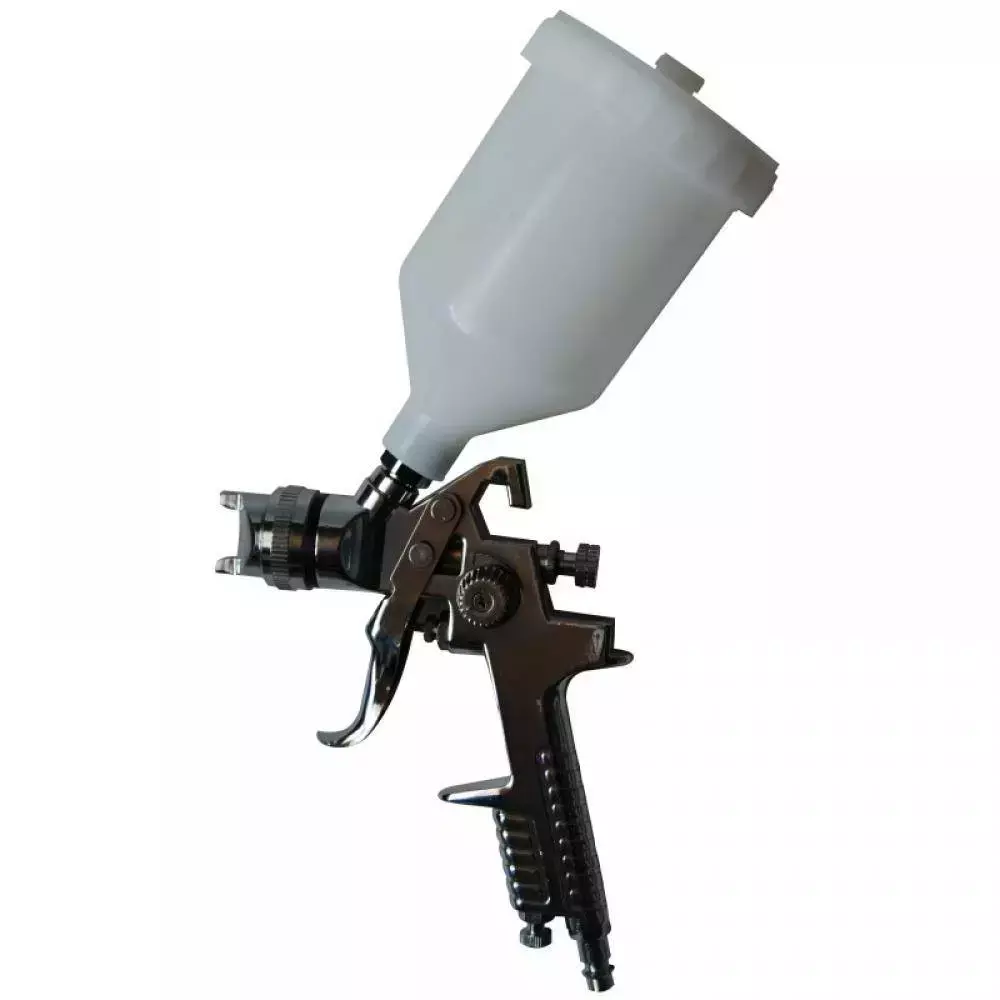 Accesorii aer comprimat - Pistol vopsit cu aer comprimat, aluminiu HVLP duza 1,4 mm, 600 ml, 2,0-3,5 bar Pansam A533171