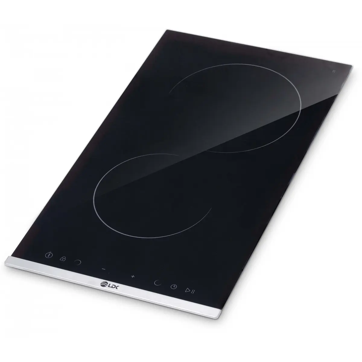 Plita incorporabila vitroceramica LDK 2VBK, 2 zone de gatit, Control Touch, Timer, Blocare acces, Negru [1]