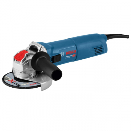 Scule electrice - Polizor unghiular, 1400 W, 125 mm Bosch GWX 14-125 X-LOCK + cutie + maner auxiliar + aparatoare de protectie