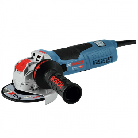 Polizor unghiular - Polizor unghiular Bosch Professional X-Lock GWX 19-125 S, 1900 W, 11.500 RPM, disc  125 mm + cutie , maner suplimentar, aparatoare de protectie