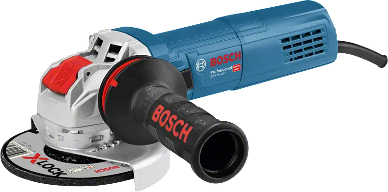 Polizor unghiular - Polizor unghiular Bosch Professional X-Lock GWX 9-125 S, 900 W, 11.000 RPM, disc 125 mm + maner auxiliar, aparatoare de protectie