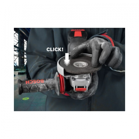 Polizor unghiular Bosch Professional X-Lock GWX 9-125 S, 900 W, 11.000 RPM, disc 125 mm + maner auxiliar, aparatoare de protectie [1]