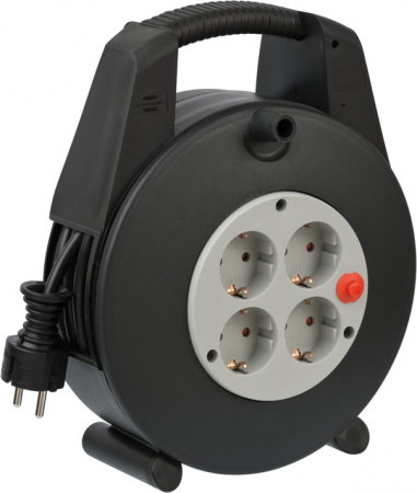 Prelungitoare - Prelungitor cu tambur Brennenstuhl Vario Line, 4 prize, 15m