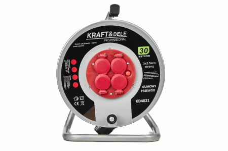 Prelungitor pe rola, 30 metri, 3x2.5mm, KD4021 [1]