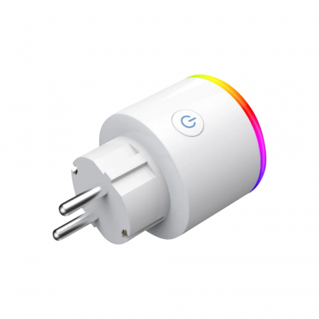 Casa si Gospodarie - Priza inteligenta Rovo A12 WiFi, 16A, Monitorizare energie, Alexa, Google Assistant