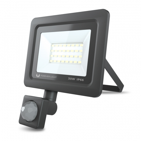 Proiector LED cu senzor de miscare Forever Light PROXIM II 30W, 2400 lm, 32 Leduri, lumina alb neutru 4500K [1]
