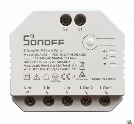 Casa si Gospodarie - Releu Smart wireless Sonoff Dual R3