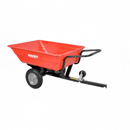 Tractorase de tuns gazonul - Remorca pentru transport Hecht 53080 compatibila si cu tractoarele de gazon capacitate incarcare 300 kg