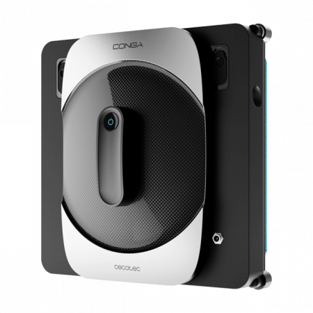 Casa si Gospodarie - Robot curatare geamuri Cecotec Conga WinDroid 1290 DoubleSpray Connected, Pulverizare, Control Aplicatie , Telecomanda, 5 moduri de curatare