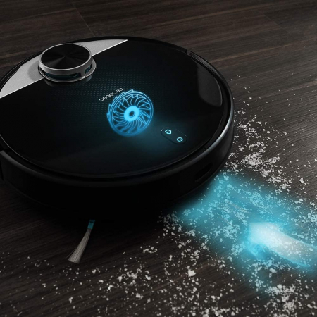 Robot de aspirare Cecotec Conga 3390, 4 in 1, 2300 Pa, Laser, Autonomie 150 minute, Rezervor lichide si praf, Functie mop, 2 perii centrale [4]
