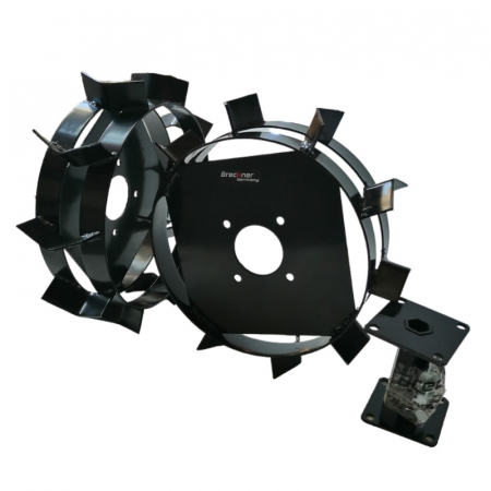 Accesorii utilaje agricole - Roti metalice pentru motosapele si motocultoarele pe benzina BK99817