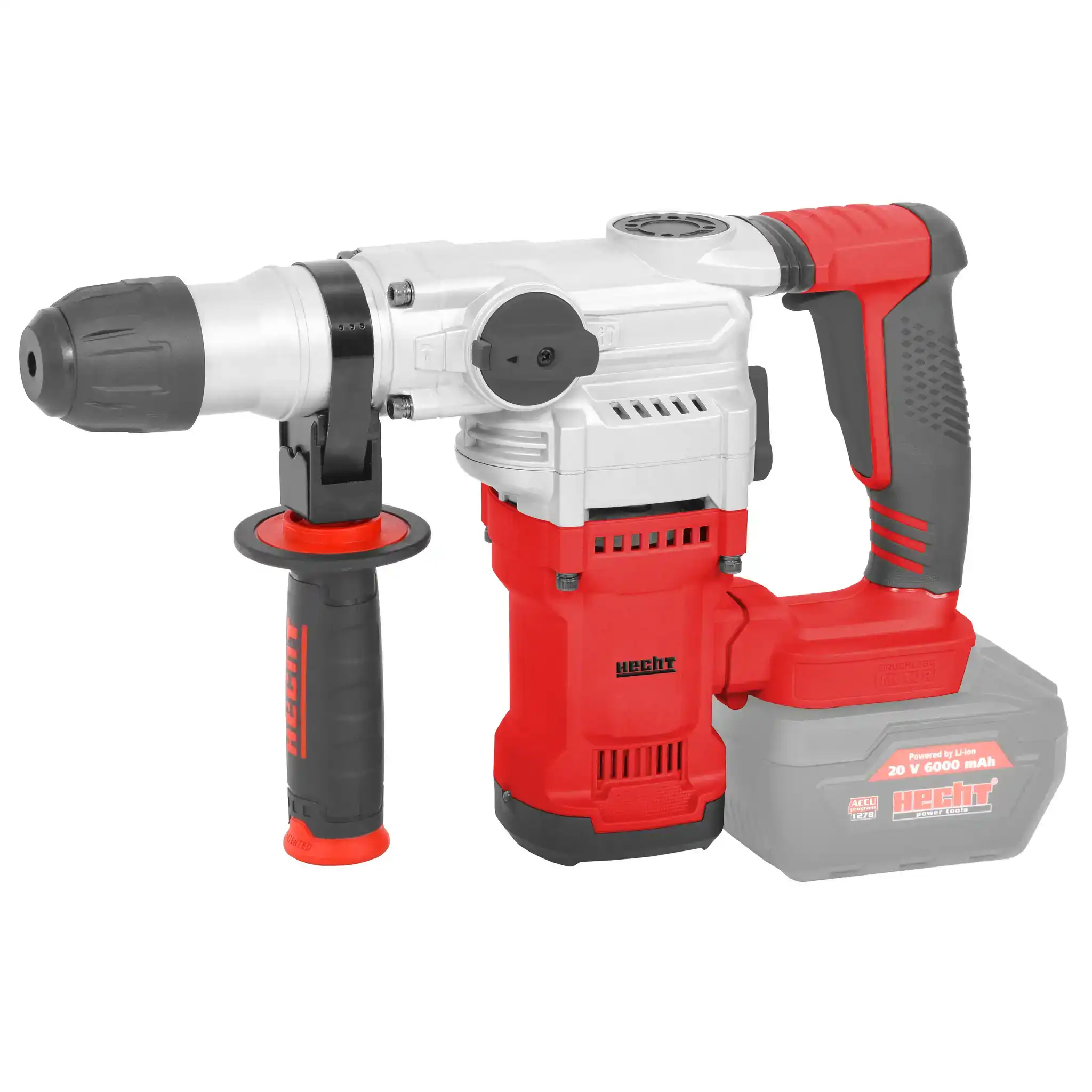 Masini de gaurit cu acumulatori - Rotopercutor 20 V, viteză fără sarcină 800 rpm ACCU HECHT 1023