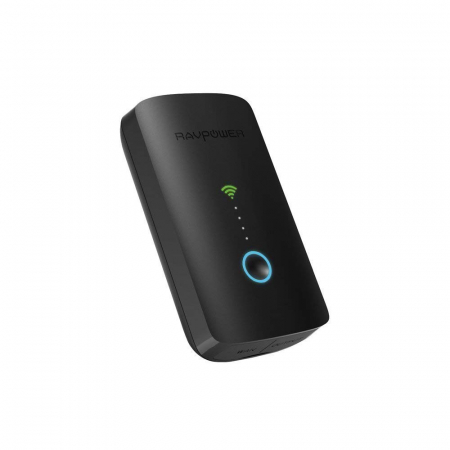 Media - Router Wireless Portabil - Filehub RavPower RP-WD03, Cititor Carduri, Baterie Externa 6000mAh
