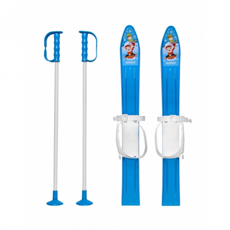 Timp liber - Schiuri copii Marmat 60 cm - Albastru