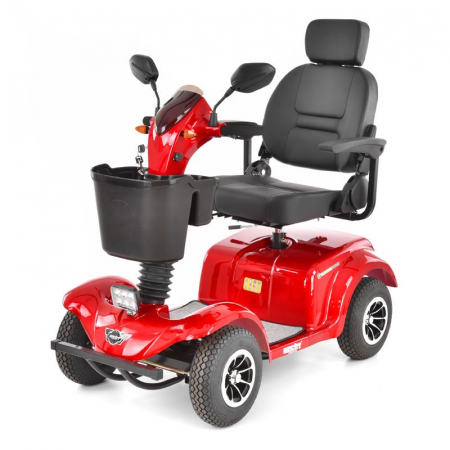 Masini electrice - Scuter electic Hecht Wise Red 500W pentru persoane cu mobilitate redusa
